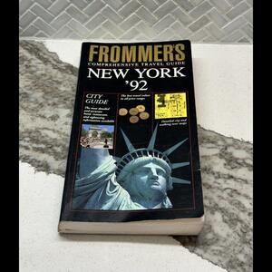 Frommer's Comprehensive Travel Guide New York 92 City 1992 NY Frommer Books USA